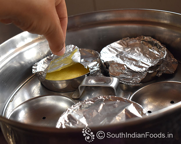 After 30 min,remove it from idli cooker